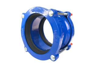 Quality Ductile Cast Iron Dl Gibault Joints Universal Coupling For PVC Pipes for sale