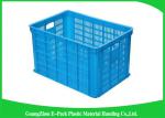Mesh Vegetablestacking Storage Boxes , Large Big Plastic Packing Crates