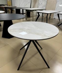 China Diameter 900mm Cut To Size Ceramic Table Top Dining Table DT-1029 Fixed Type For Home Use on sale