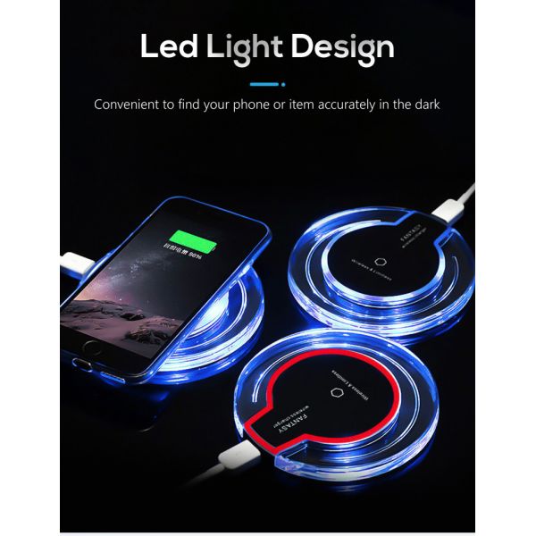 Qi Enabled 5W 9V 1000mm Fast Charge Wireless Charging Pad