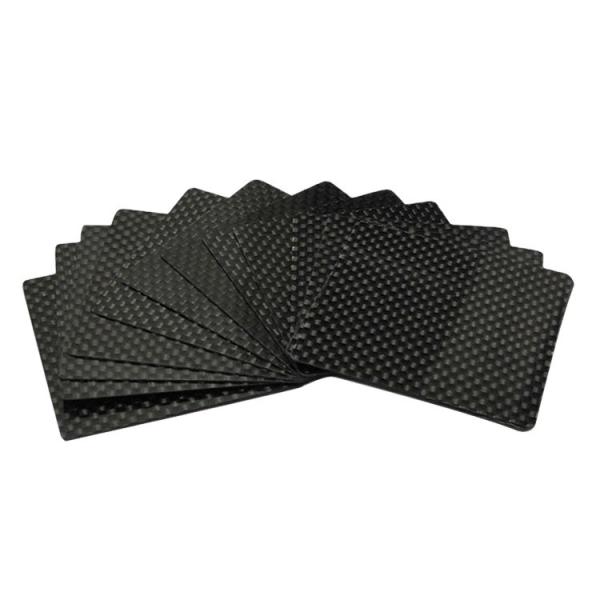 Buy 12K Pattern Thermoplastic Carbon Fibre Sheet Plate for Arch Support in Black Color at wholesale prices