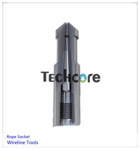Pear Drop Type Oil Well Downhole Slickline Rope Socket Wireline Tools