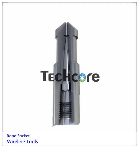Buy Pear Drop Type Oil Well Downhole Slickline Rope Socket Wireline Tools at wholesale prices