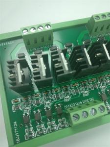 Quality DC 24V Power PLC Transistor Module , PLC Negative Control DC Amplifier Board for sale