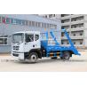 Buy cheap Dongfeng Swept Body Refuse Collector Swing Arm Garbage Truck 4x2 10cbm from wholesalers