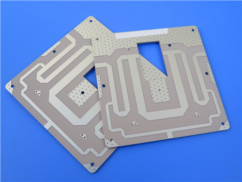TMM6 PCB 2-Layer 0.035mm copper weight and 15mil laminate with Immersion Silver Global Positioning Systems Antennas