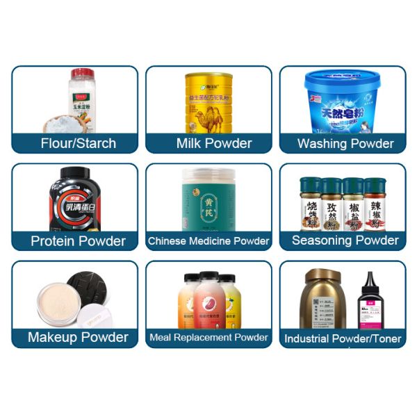 Chili Pepper Auger Automated Bottle Filling Machine 2.2KW 1g To 1000g