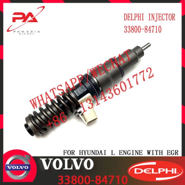 BEBE4L01102 Diesel Fuel Injector BEBE4L01002 For HYUNDAI L Engine 33800-84710 Repair Kit