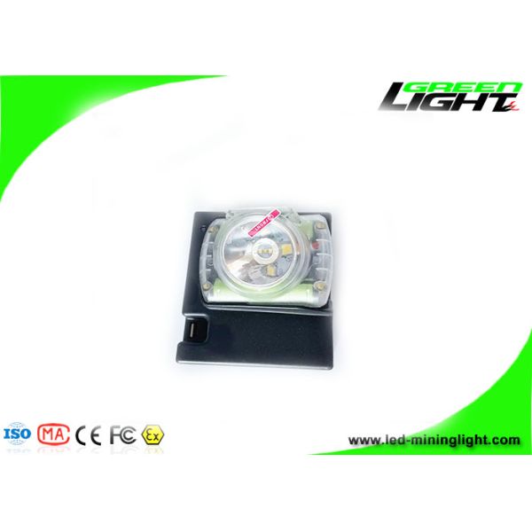 13000 Lux LED Cordless Cap Lamp 6.8 Ah Rechargeable Li Ion Battery With OLED Digital Screen Explosion Proof Headlamp