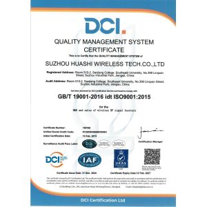 Zhongshi Zhihui Technology (suzhou) Co., Ltd. Certifications