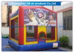 Mini Printing Inflatable Bungee Jumping Bouncer , Inflatable Bouncy Castle Toy