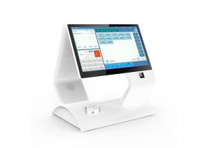 China Powerful PC Based POS Computer System Convenient Quick Response Grade A LCD Display on sale