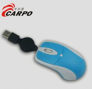Quality MINI USB retractable cable mouse for sale