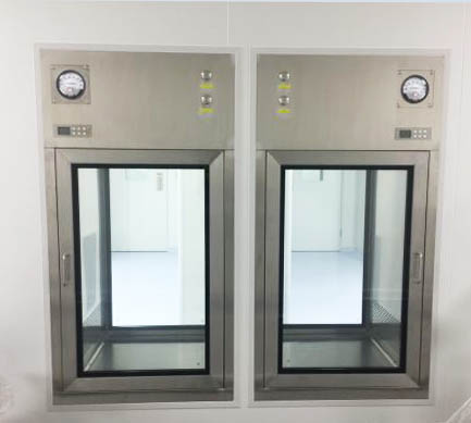 Automatic Lifting Cleanroom Pass Box HEPA Filter Transfer Hatch 750W