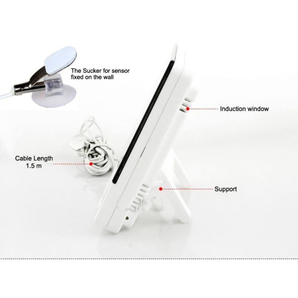 Digital LCD Thermometer Hygrometer Electronic Temperature Humidity Meter Weather Station