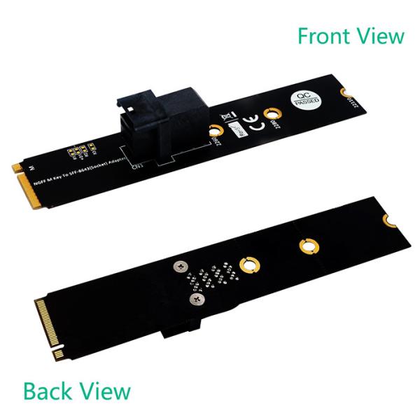 M.2 Module With Mini-SAS HD (SFF-8643) 36-Pin Connector For U.2 (SFF-8639) NVMe