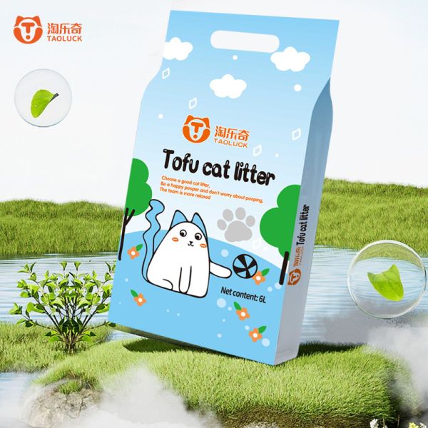 Wholesale Quick Clumping Flushable Tofu Cat Litter Pellets with Customizable Flavors
