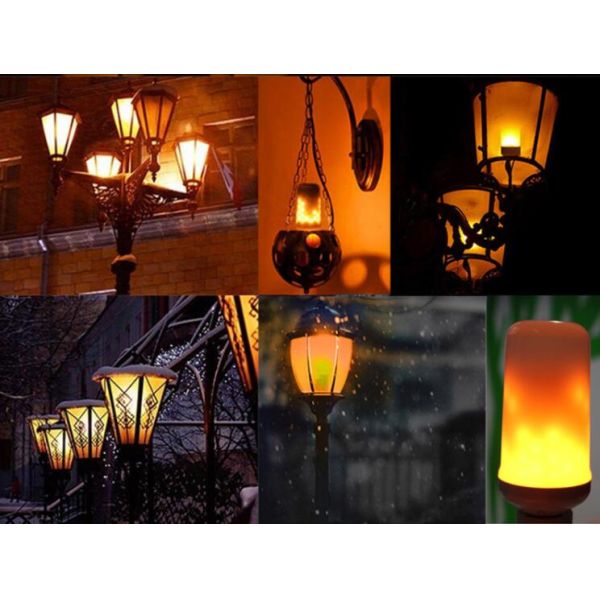 LED Flame Bulb 5W flame bulb table LED flicker flame candle light bulb warm color led flame bulb for decroation