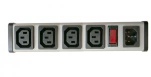 China 4 Outlet 15 Amp PDU Power Distribution Unit With Overload Protection UL C-UL List IEC on sale