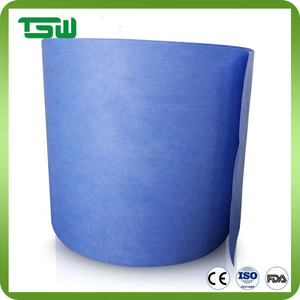 25g 45g SMS SMMS Non Woven Fabric Roll For Medical Industry