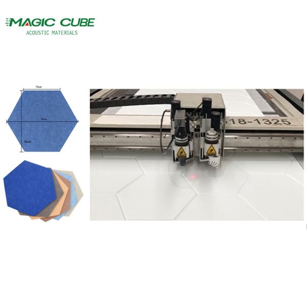 Customizable Sound Absorbing Wall Panels Polyester Fiber For Noise Control