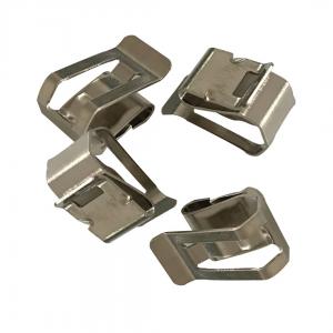 Quality OEM PV Solar Cable Clip Corrosion Resistant Stainless Steel Frame Wire Clips for sale