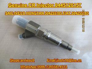 Quality Genuine &amp; New Common Rail Injector 0445120157 for SAIC-IVECO HONGYAN 504255185, FIAT 50425 for sale