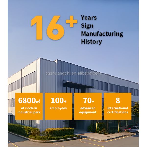 High Brightness LED Light Up Logo Acrylic Sign for Bus Station Outdoor Display Board