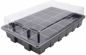China PVC Garden Grow Plug And Seed Growing Tray For Sapling Seedling Heat Mats on sale