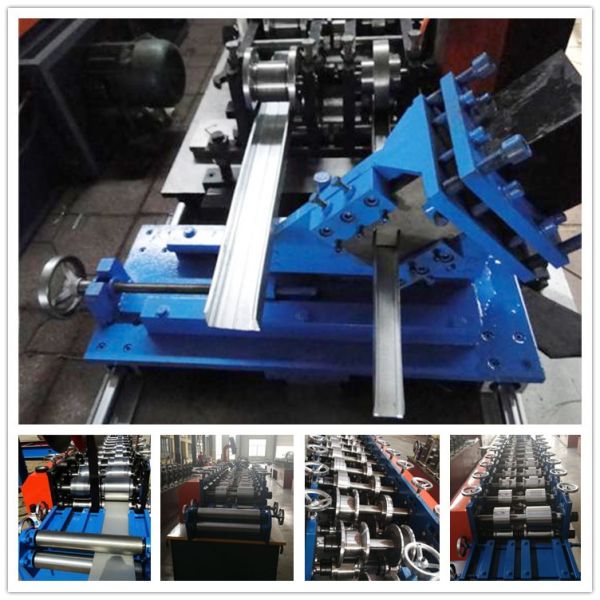 High Speed Steel Structure Ceiling Frame Making Machine with Gcr12 Cutter
