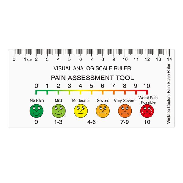 Wintape Customized Visual Analog Scale Ruler Pain Assessment Scale Tool Verbal