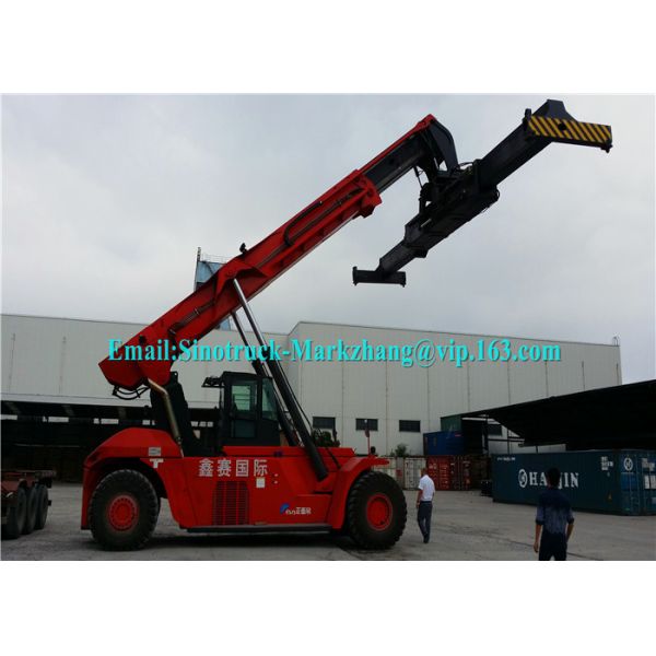 265kW Engine Shipping Container Lifting Equipment Sany Heli Kalmer Reachstacker SRSC45C31