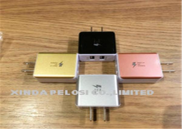 Buy ABS / PC Material Dual Port Usb Charger , US Plug Android Phone Accessories at wholesale prices