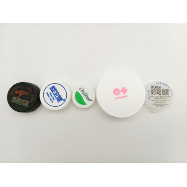 2-Color 2400 pcs/min Automatic Bottle Caps UV Offset Printing Machine