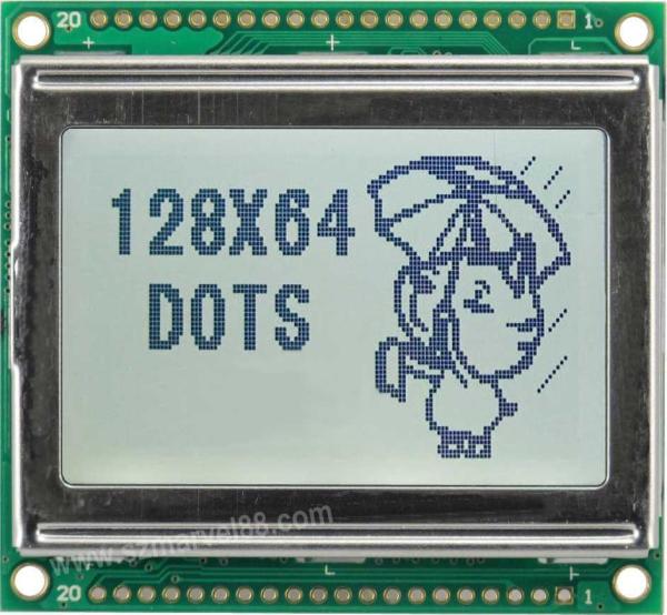 Buy M12864E-G5, Graphics LCD Module with 128 x 64 dot-matrix Display Type, FSTN/Transmissive/P at wholesale prices