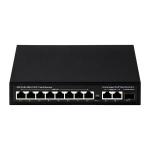 Quality Extended Range 8-Port PoE Switch 10/100M with 120W/150W Consumption and 250m Coverage for sale