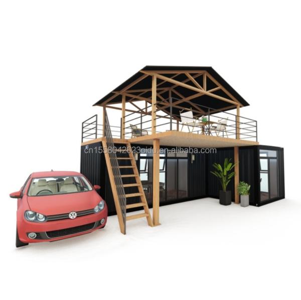 Log Design Green House Container with Intelligent Modular Prefabricated Tiny