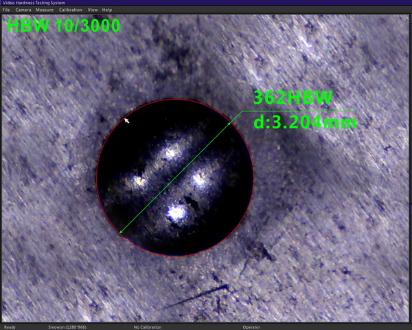 8-650HBW Brinell Hardness Testing Equipment With Measurement Software And Camera
