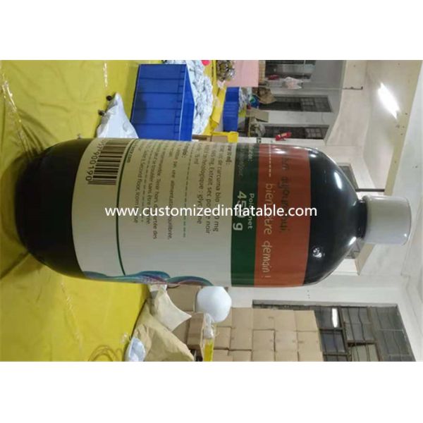 Customized Inflatable Model Giant Advertising Inflatable Bottle Balloon For Sale