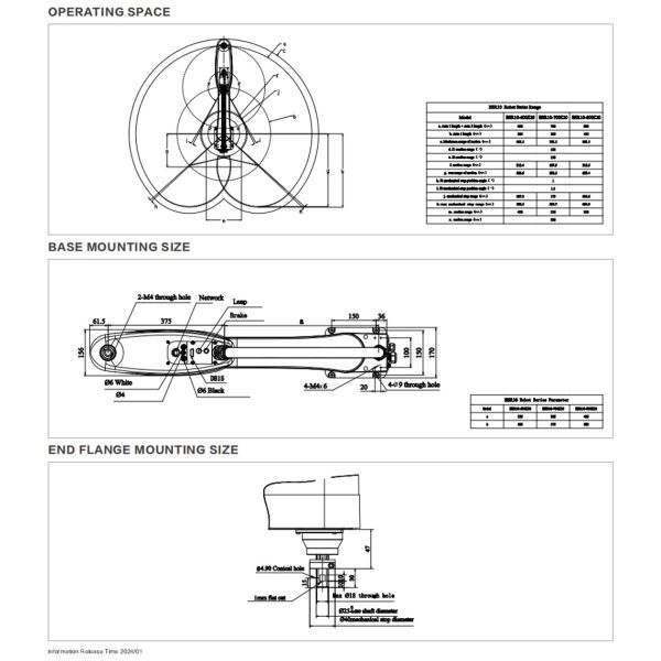 SCARA Robot In Handling Sorting Assembling For 3C Electronics Lithium Batteries Automotive Electronics ESR10-800Z20