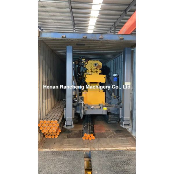 200m Borehole Drilling Machine/Borewell/Hydraulic Crawler Mounted Pneumatic Water Well Drilling Rig Machine For Sale