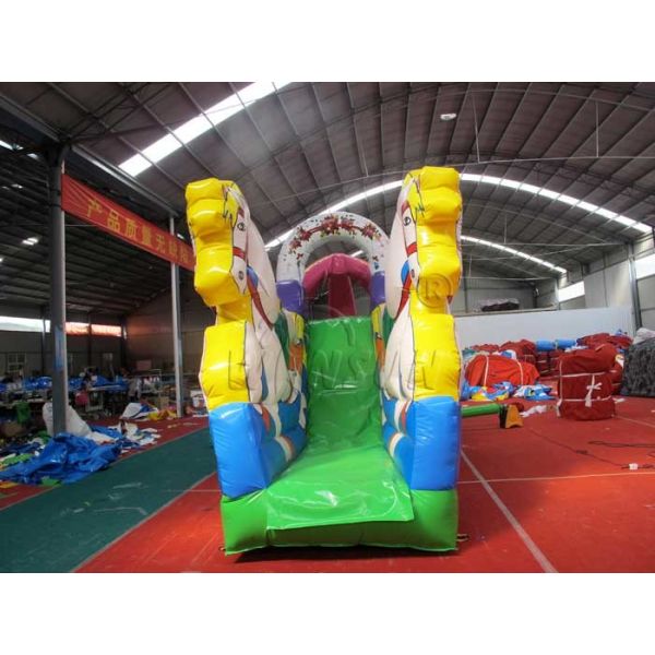 Beautiful Commercial Inflatable Water Slides , Carriage Style Blow Up Water Slide