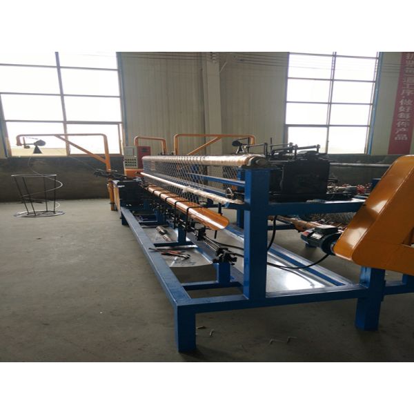 Quality 5.0mm Dual Wire Fully Automatic Chain Link Fence Machine for sale