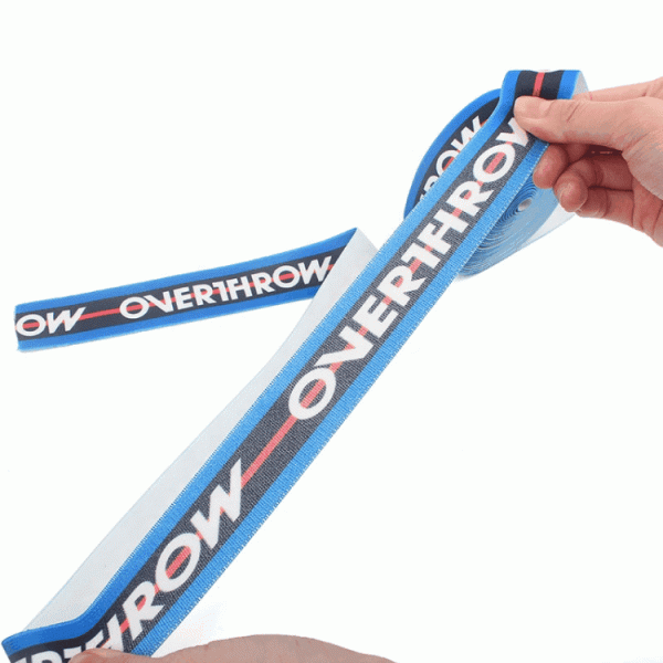 Niris Lingerie Custom Printed Name Logo Roll Woven Fabric Polyester Bias Elastic Band Tapes for Underwear and Swimwear