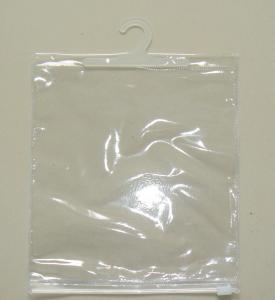 China PE k Plastic Pouches Packaging With Hook / Underwear Clothing Clear Bag on sale