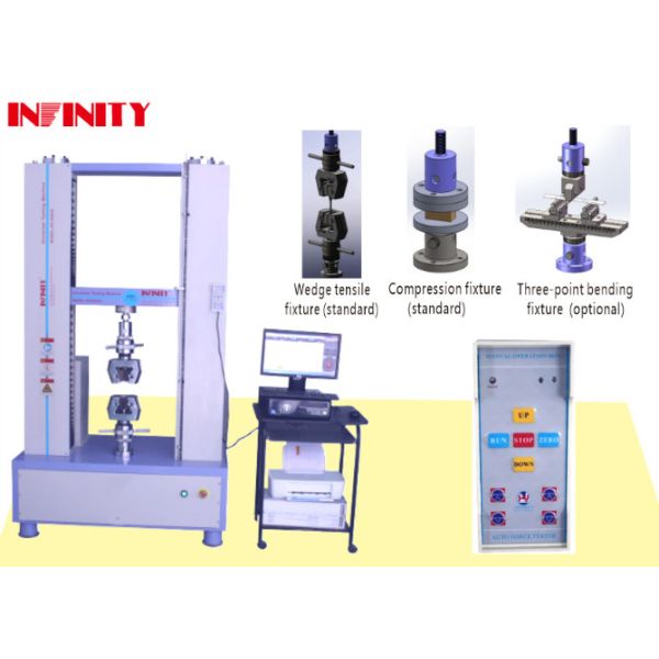 50 HZ Power Supply Servo Controlled Tensile Testing Machine High Precision Hand Point Collection