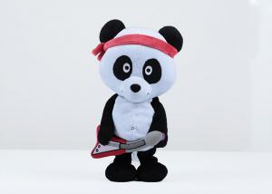 China Black / White Panda Plush Toy , Soft Feeling Panda Bear Stuffed Animal on sale