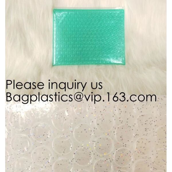 Best Seller Waterproof Cosmetic k Bubble Bag/Custom Printing PVC Bubble Mailer With Zipper, bagease, bagplastics