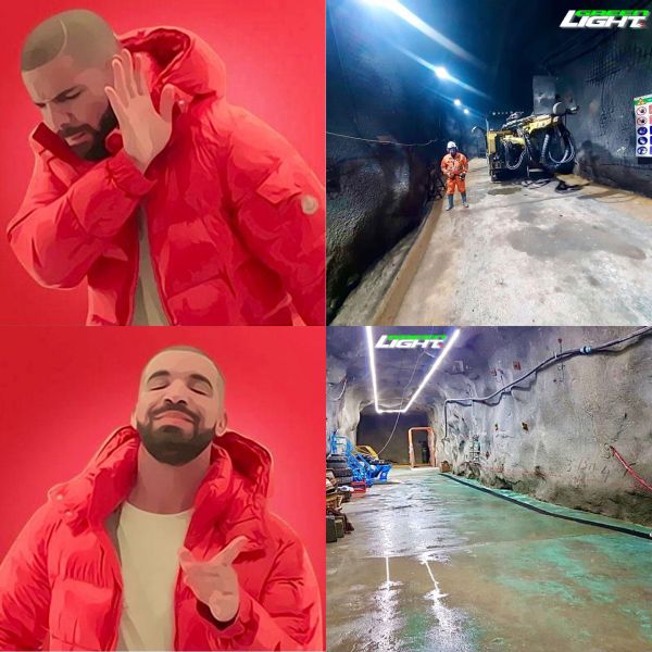 3100 Lumens SMD5050 Double Row Led Strip Silicon 220VAC 35W/M For Tunnel