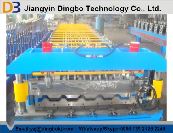 Buy 5.5kw Roof Panel Roll Forming Machine with Touch Screen PLC Control System at wholesale prices